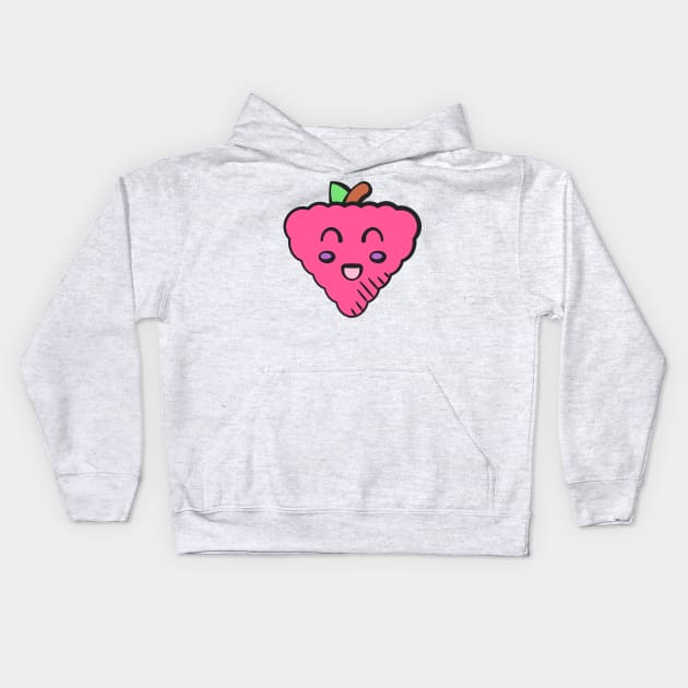 Raspberry Kids Hoodie by Teravitha